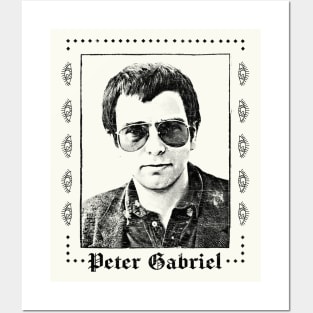 Peter Gabriel 80s Aesthetic Fan Art Design Posters and Art